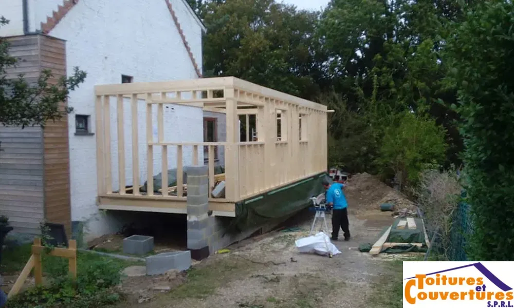 Charpente à Marchin