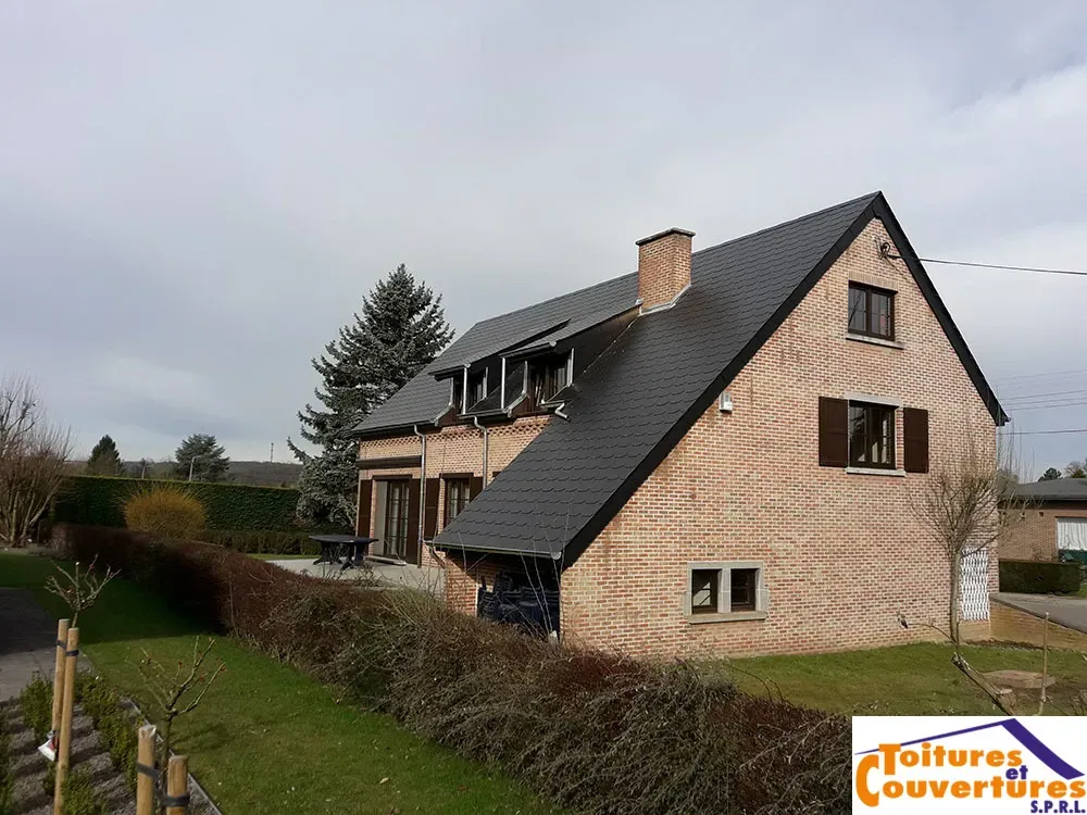 Toiture en pente